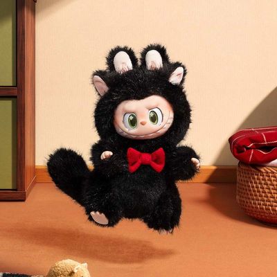 Midnight Kitty Cat Mode On Labubu