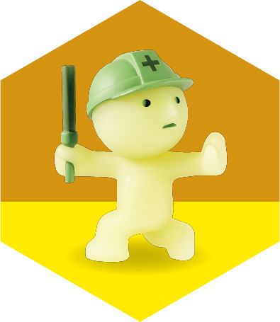 Directing Traffic Construction Series Smiski