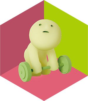 Dumbbell Exercising Series Smiski