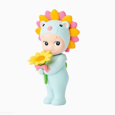 Sunflower Lion Blue Flower Gift Series Sonny Angel