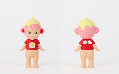 Monkey Strawberry Love Series Sonny Angel